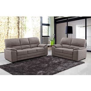 أريكة عصرية من الجلد الطبيعي الناعم مع وسادة نوم مع سرير 3 + 2 مقاعد لغرفة المعيشة مع مفتاح - Product Image 3