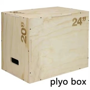 Caja pliométrica de madera multifuncional Caja de <span class=keywords><strong>salto</strong></span> pliométrica Caja de agilidad 3 en 1 para saltar Fitness Estocadas Entrenamiento <span class=keywords><strong>Sentadillas</strong></span> - Product Image 2
