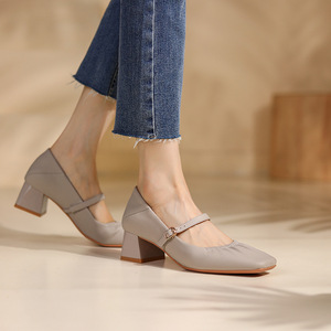Chaussures à talons hauts pour femmes, chaussures Mary Jane pour filles, sandales à talons, escarpins professionnels pour femmes, chaussures de cérémonie pour femmes d'affaires, chaussures de mariage et de défilé - Product Image 2