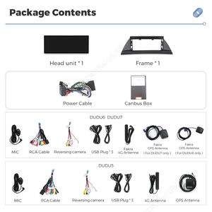Écran tactile stéréo de navigation automobile DUDU7 12,3 pouces avec kit de cadre de voiture Canbus pour BMW X3 E83 sans écran OEM 2005-2011 - Product Image 6