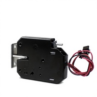Serrure magnétique pour distributeur automatique 12V, à tige poussoir, commande électrique, pour casier intelligent express, armoire de stockage et armoire logistique
