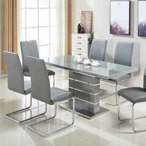 Adam Bộ Bàn Ăn Bán Chạy Đồ Nội Thất Phòng Ăn Hiện Đại Bàn Và 6 Ghế Có Kích Thước Mở Rộng - Product Image 1