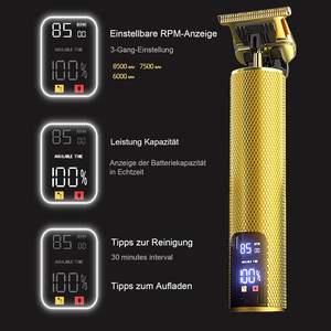 Vente en gros en usine Maquina Inalambrica de Afeitar Homme Coupe de cheveux Coiffeur Vintage T9 <span class=keywords><strong>Tondeuse</strong></span> à cheveux Rasoir <span class=keywords><strong>professionnel</strong></span> <span class=keywords><strong>Tondeuse</strong></span> - Product Image 6