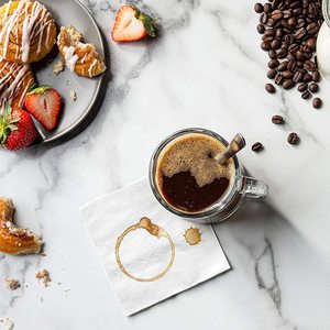 Bán Buôn Tùy Chỉnh In Giấy Khăn Ăn Bảng <span class=keywords><strong>Tissue</strong></span> Dinner Giấy 23*23Cm 33*33Cm 40*40Cm 1ply Hoặc 2ply Khăn Ăn - Product Image 6