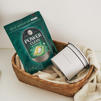 Kapsul Cuci Pakaian CLA Bulk OEM ODM Power Clean Aroma Kapas Lembut All in One Pods 15g untuk Perawatan Pakaian Keluarga Besar dan Cucian Berat