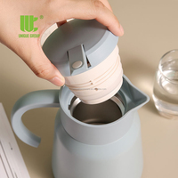 Unique Group 800ml Cafetière thermique en acier inoxydable Grande bouilloire isolée sous vide avec design de logo Machine à café prête à l'emploi
