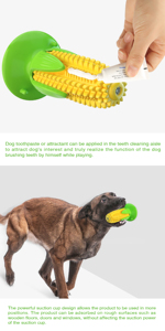Sound Suction Cup Corn Shape <b>Pet</b> Teething Artifact Cat and Dog <b>Toy</b> - Product Image 5