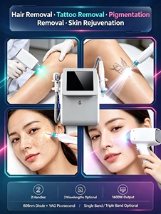 เครื่องกำจัดขนด้วยเลเซอร์ไดโอดแบบพกพา 808 นาโนเมตร และเครื่องลบรอยสักด้วยเลเซอร์ Nd Yag 2 in 1 พร้อมระบบ Pico Laser - Product Image 6