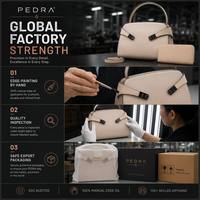 Sac à main de luxe minimaliste PEDRA en cuir premium multicolore avec fermoir de sangle unique – Vente en gros directe usine – Sac de mode