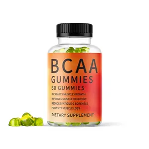 OEM Private Label supplement Hot Sale BCAA gummies supplier vitamin B12 supplement Muscle Building preworkout gummies