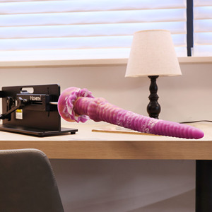 Hismith Giocattolo a tentacolo in silicone da 17,7 pollici con ventosa robusta a forma di torre da 15,75 pollici di lunghezza inseribile con sistema KlicLok - Product Image 5