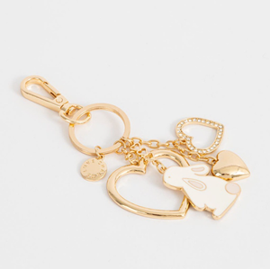 Nouveau style de décorations pour sacs : Breloques pour sacs en forme de fruits (fraise, pomme, champignon) et porte-clés en forme de cœur pour sacs à main - Product Image 3