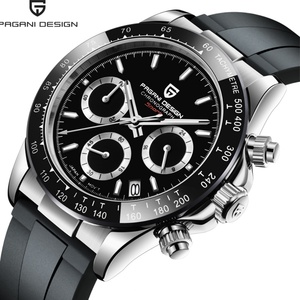 นาฬิกา Pagani Design รุ่น 1664 สายยาง OEM ควอตซ์ โครโนกราฟ ระบบจักรกลญี่ปุ่น กันน้ำ 5ATM ตัวเรือนสแตนเลส - Product Image 4