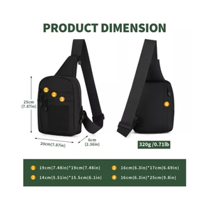 Borsa a Tracolla <span class=keywords><strong>Tattica</strong></span> AYPPRO in Nylon 900D, MOQ Basso, Logo Personalizzabile, Borsa EDC, Pronta per la Spedizione, Direttamente dalla Fabbrica - Product Image 5