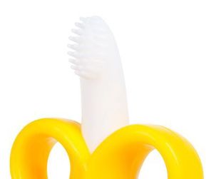 Cepillo de dientes suave de plátano, juguetes de mordida de Gel de sílice para bebé, cepillo de dientes Molar de silicona infantil con juguete de mordida de Gel - Product Image 4