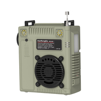 HRD-A320 AIR FM MW SW VHF WB Speaker portabel, Radio teknologi portabel mendukung T-FLASH AUX