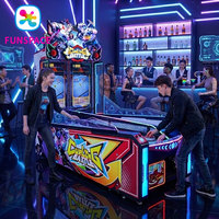 Funspace Nouveau Centre de Jeux d'Arcade à Monnayeur : Jeu de Hockey sur Glace, Simulateur de Curling, Machine à Tickets de Rédemption
