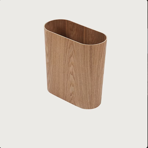 Yukmin Wooden <strong>Trash</strong> Cans for Home Office Bathroom or Kitchen in Antique Style - Product Image 4