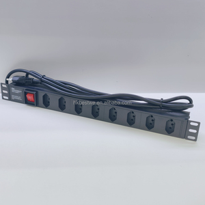 PDU de Aluminio de 19 Pulgadas para Montaje en Rack, Estándar Brasileño, 8 Tomas, Certificación BR ANATEL, para Uso en Centros de Datos, OEM/ODM - Product Image 5