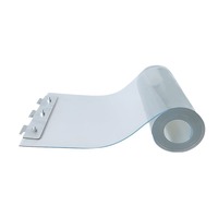 Rideau de porte en PVC souple et transparent en plastique, coupe-vent, pour le commerce et la maison.