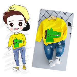 Ropa al por Mayor, Telas para Ropa, Pantimedias y Conjuntos de Camisetas Hechas en India, Camiseta de Algodón para Bebé Niño con Jeans, Aliexpress Reino Unido - Product Image 1