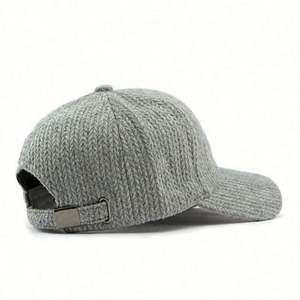 Casquette de baseball de luxe pour femme, collection automne-hiver 2024, style simple, en laine légère, à calotte rigide, sportive, style urbain, pour l'extérieur, nouveau design - Product Image 5