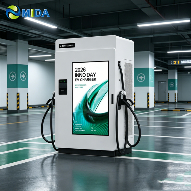 480kW EV Charging Station with Digital Advertising Display DC Fast Charger