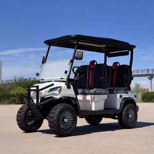 Carrito de Golf Eléctrico de 4 Plazas, Buggy de Golf, Vehículo para Campamentos al Aire Libre, con Batería, Certificado CE para Uso en Carreteras No Públicas - Product Image 1