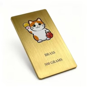 แท่งทองเหลืองแท้ H59 น้ำหนัก 500 กรัม ขัดเงา สลักด้วยเลเซอร์ ของที่ระลึกสะสม - Product Image 4