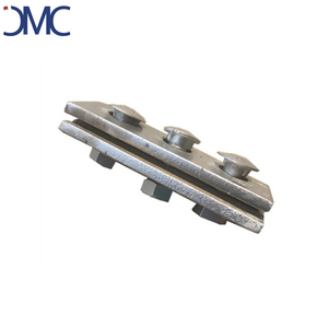 Collier de serrage pivotant en acier galvanisé, câble de maintien en acier inoxydable 304, bande en caoutchouc de 20 mm, double/triple boulon, pince pour câble métallique fixe JMC en pouces - Product Image 1