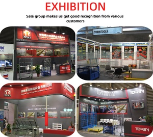 Torin SWK1039 Matériel d'entrepôt pliant à trois couches en forme de L Conteneur en rouleau en acier Chariot à cage à rouleaux - Product Image 4