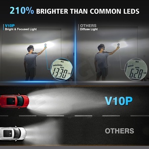 หลอดไฟหน้า LED V10 Pro พลังสูงของ eklight H7/H1/H3/H4/H8/H11/9005/9006/9012 6000K 16W 4000 LM <span class=keywords><strong>ADE</strong></span> IP68อากาศกันน้ำ - Product Image 2