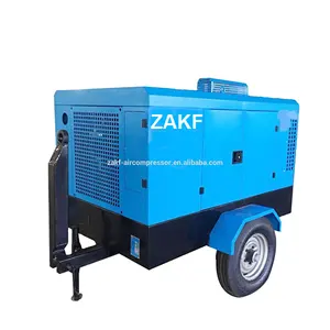 diesel screw compressor 10m3/min 13bar 110kw 6 cylinder high pressure portable screw air compressor