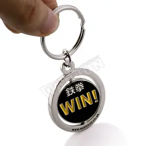 Manufacturer Wholesale Spinner Key Ring Key Chain Custom Metal Fidget Spinner Keychain