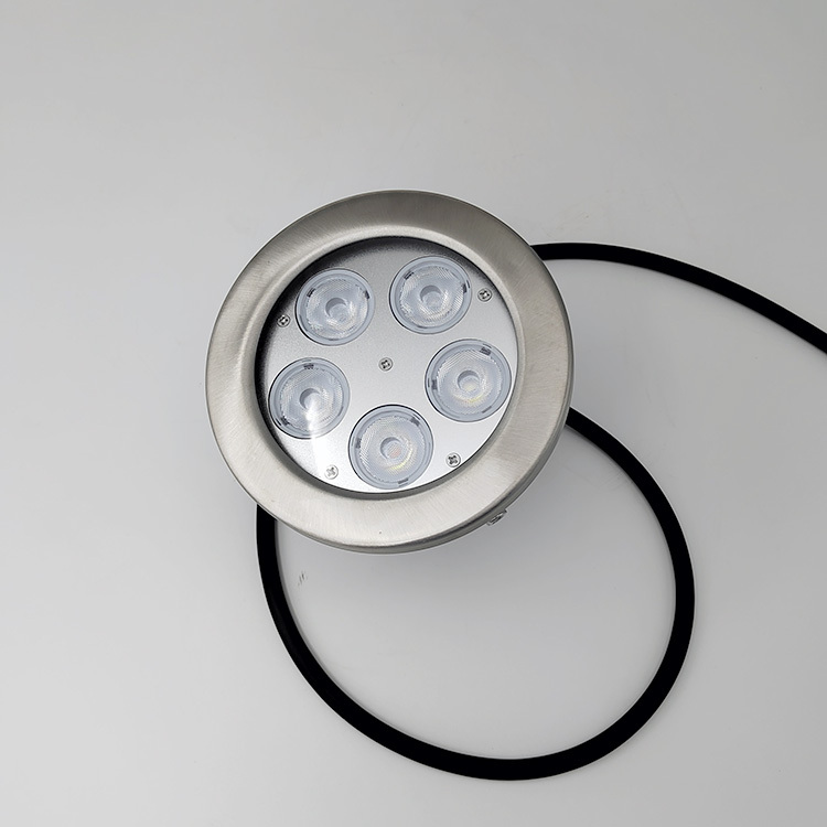 12v Ip68 Waterproof Stainless Steel Rgbw Remote Control 18 Watt Swimming Pool Fountain Led Underwater Lights for Small Fountain