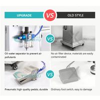 Machine de remplissage semi-automatique de haute précision en acier inoxydable 304 pour pâte et crème cosmétique avec certificat CE
