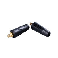 Fiche de câble 35-50 du connecteur de câble des torches de soudage TIG