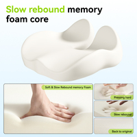 Coussin de siège orthopédique ergonomique en mousse à mémoire de forme coccyx Sciatique Massage Coussin de siège orthopédique pour chaise de bureau