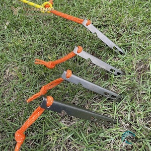 สมอบกอลูมิเนียมรูปตัววี WILD Ultralight สำหรับเต็นท์ ป้องกันลม เหมาะสำหรับตั้งแคมป์กลางแจ้ง - Product Image 2
