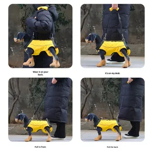 Combinaison de soutien et de rééducation en polyester pour chiens âgés ou handicapés - <span class=keywords><strong>Harnais</strong></span> d'aide à la rééducation multifonctionnel - Product Image 4