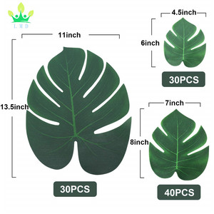Foglie di Palma Tropicale Artificiali in Tessuto, Grandi Foglie Verdi ad Alta Simulazione, Moderne ed Ecologiche, Fatte a Mano, Stile Giungla Hawaiana - Product Image 2