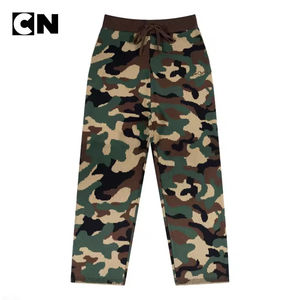 Certification BSCI Fabricant de tricots Logo personnalisé Jacquard Broderie Camo Tricoté Hommes Pantalons Pour Automne Hiver - Product Image 2