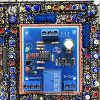 Taidacent 12 Volts 10A 1KW Relais de contrôle automatique du niveau de liquide, panneau de commande, accessoires de contrôleur de niveau pour pompe à eau