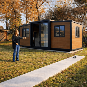 Moduluxe Maison Conteneur Extensible 20 pieds Modulaire Préfabriquée Contemporaine Mini-Maison Installation Facile Portable Garantie 5 Ans - Product Image 4