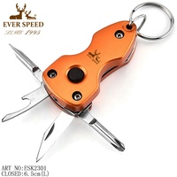 Couteau de camping de poche pliant en acier inoxydable haut de gamme OEM Outils multifonctionnels avec logo laser