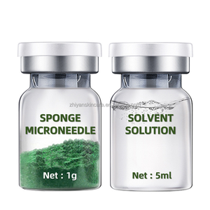 Bubuk Lyophilized pemutih Microneedle, spons ganggang jarum tulang hijau biologi untuk wajah jerawat & kulit bintik pengupas - Product Image 1