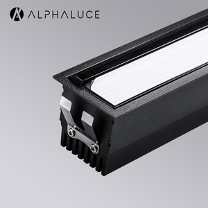 Alphalighting vuông 10W cố định IP20 máy giặt Tường Đèn luz lineal LED tuyến tính downlight COB - Product Image 4