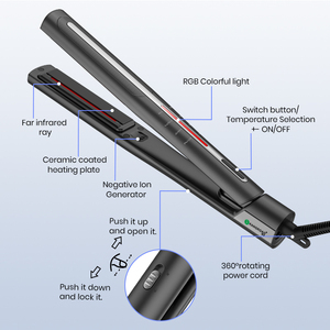 <span class=keywords><strong>Fer</strong></span> <span class=keywords><strong>à</strong></span> cheveux ionique chauffant en céramique professionnel Lisseur super lisse <span class=keywords><strong>avec</strong></span> technologie ionique Boucles et lissage des cheveux - Product Image 5