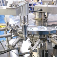 Remplisseuse rotative automatique à 8 stations, scelleuse et emballage pour beurre de cacahuète, mayonnaise, sauce tomate, pâte Mama Sita, sauce aux huîtres, aliments