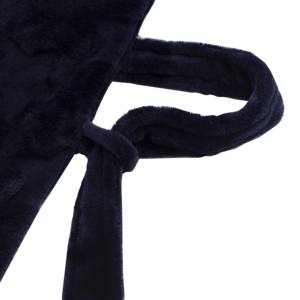 <span class=keywords><strong>Bata</strong></span> de baño de lujo para <span class=keywords><strong>hombre</strong></span>, de lana, de franela, cálida, grande y alta - Product Image 5